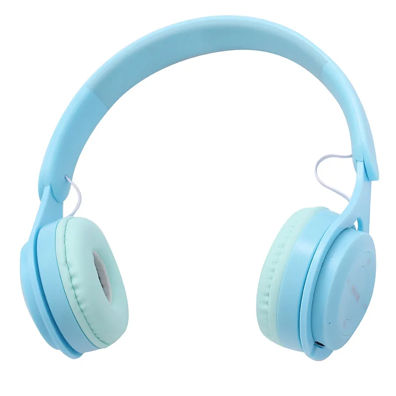 Fones de Ouvido sem Fio Macaron com Microfone para Crianças Novos Capacete Bluetooth Fone Esportes Baixo Estéreo Meninas Música Presente 08 2021 - Image 6