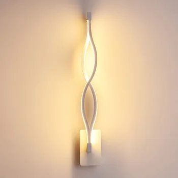 

LED wall lamps Nordic style bedroom LED wall lights living room wall lighting indoor lamps warm white light and cold white light