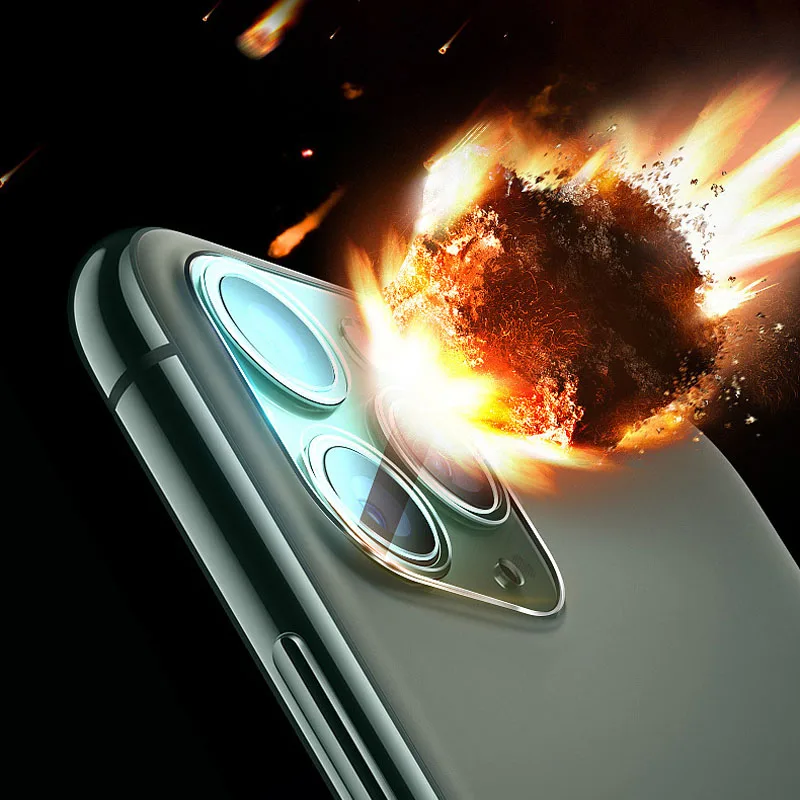 Защитный экран для объектива камеры iPhone 11 Pro Max чехол X XS XR 8 7 Plus прозрачная пленка