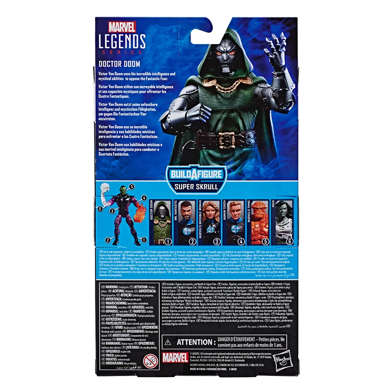 QUATRE FANTASTIQUES Marvel Legends Doctor Doom 6-Inch ACTION FIGURE-dans la main