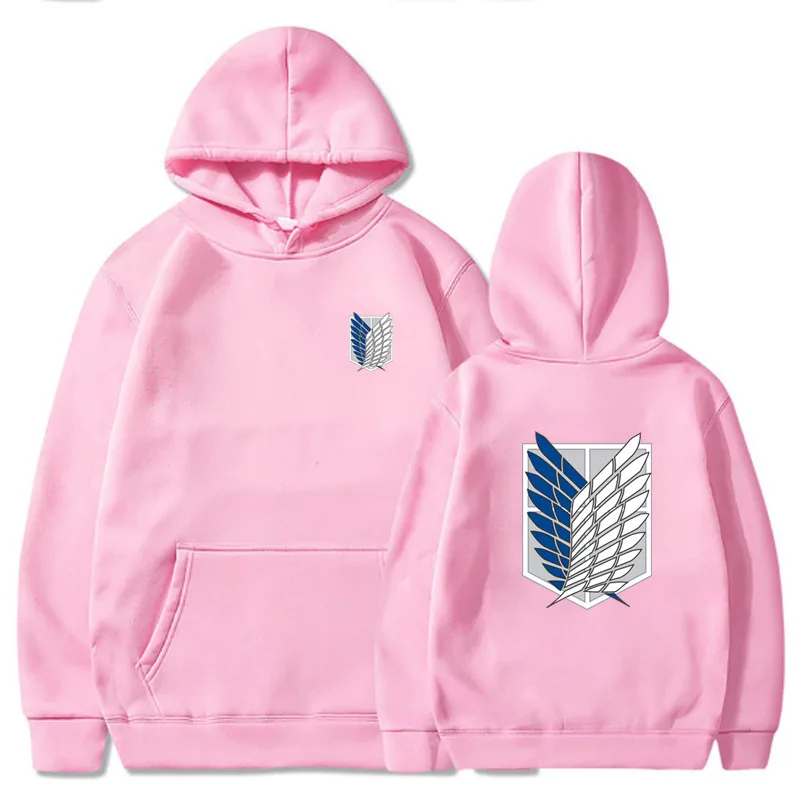 Anime Hoodie Attack on Titan Hoodied Long Sleeve Streetwear Harajuku Sweatshirt Men/Women Unisex Sport Hoody Oversized Tops