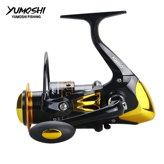 YUMOSHI AD Fishing Reel Metal Body 12BB+1 5.5:1 1