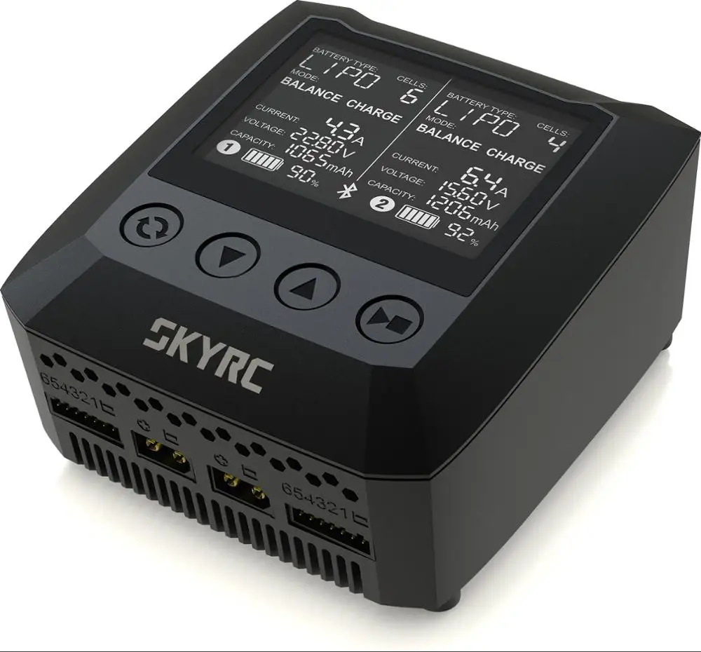 Оригинальное умное зарядное устройство SKYRC B6 Nano DUO 2X100W 15A AC bluetooth Dis с поддержкой Sky