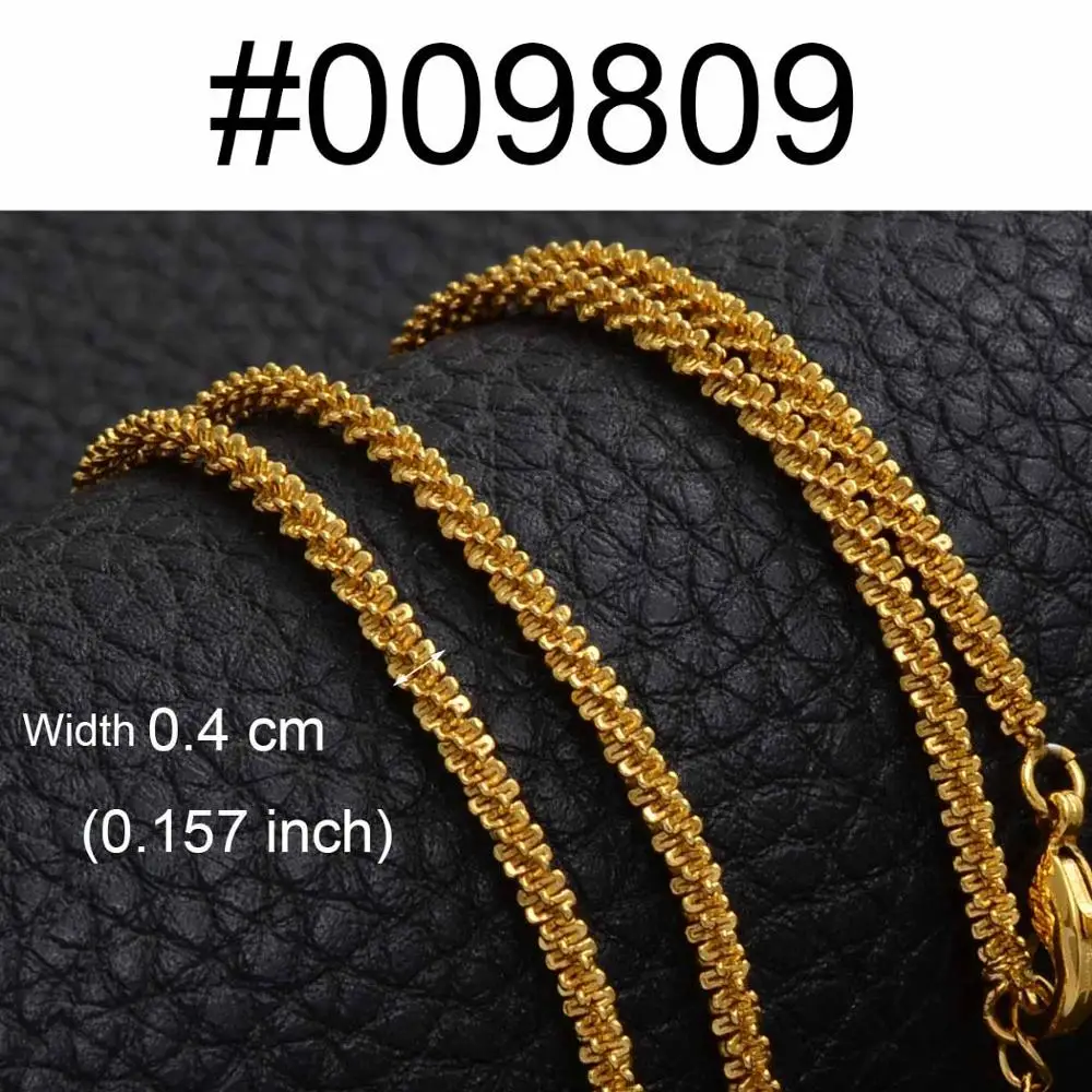 Anniyo цвета золота форме плетённого кольца для Для женщин девушки металлическая ручка для составления ожерелья Арабские Ювелирные изделия в африканском стиле Ближнего Востока#009206 - Окраска металла: G