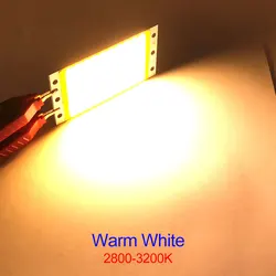 Ultrabright Multi - Color 15W COB LED Light Panel Lamp - DC 12V (Warm White)