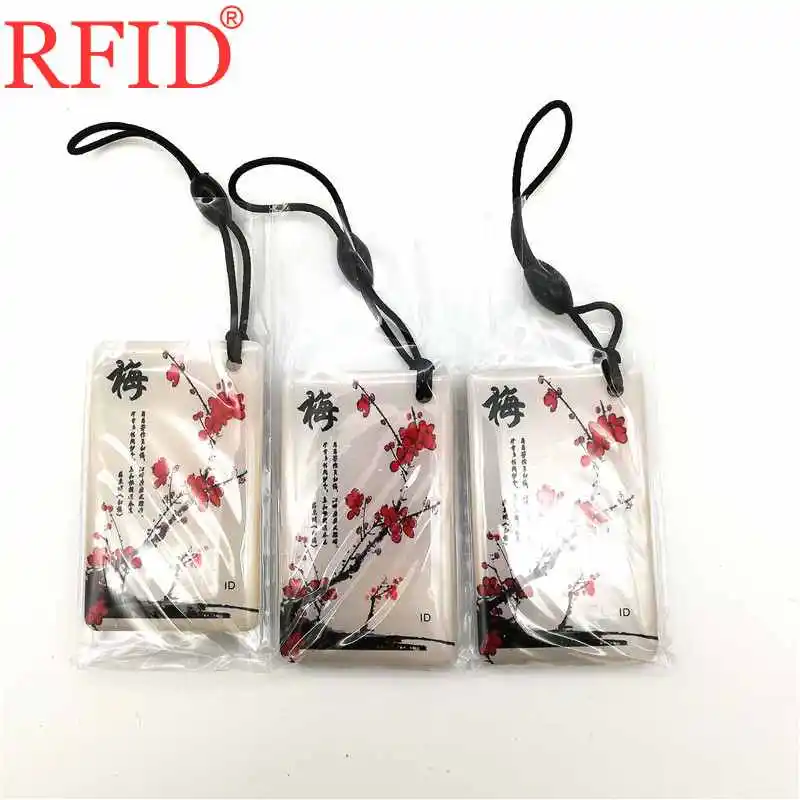 ID 125 кГц T5577 перезаписываемый брелок RFID водонепроницаемый пустой жетон для карт смарт-брелок для ключей карта контроля доступа Быстрая