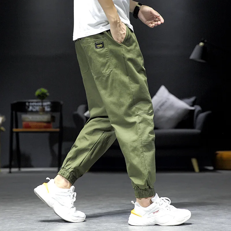 

2020 Spring Main Push Large Size Japanese-style Interior Beam Leg Harem Casual Capri Pants M-5x HK10