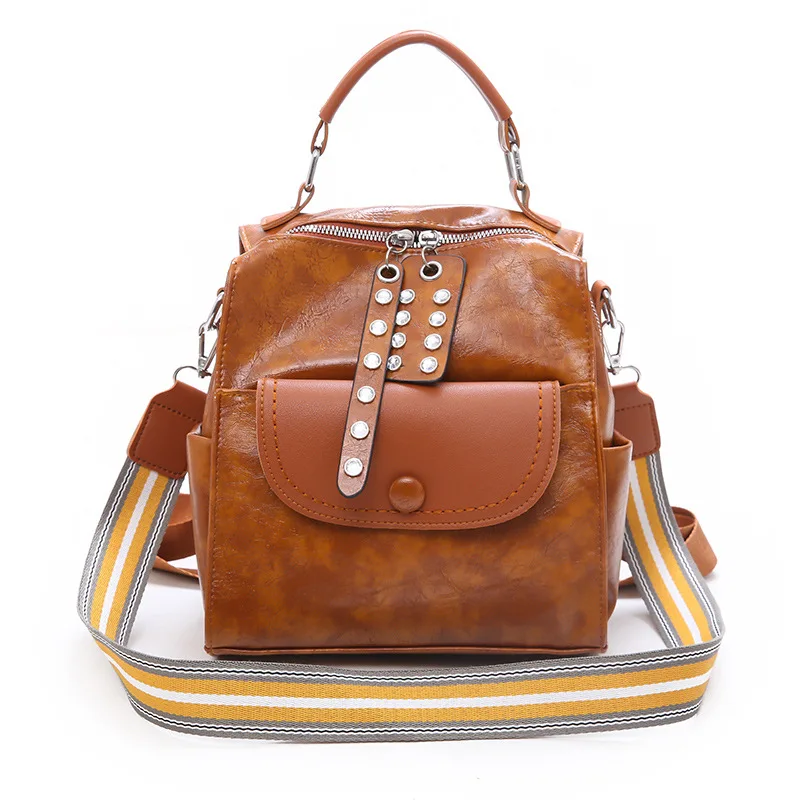 Bolsa Feminina De Couro De Vaca Sac A Dos Fille De Marque Водонепроницаемый женский рюкзак Femal из искусственной кожи женские рюкзаки s
