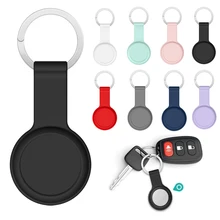 for Apple Airtags Case Shock-proof Protective Cover Shell Case Keyring Locator Tracker Device llavero Dog Anti-lost Keychain