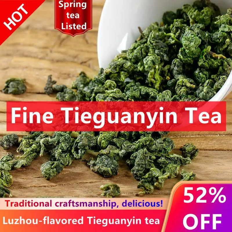Tie kuan Yin chinese Tea Superior Oolong Tea 1725 Organic TiekuanYin Green Tea 250g for losing
