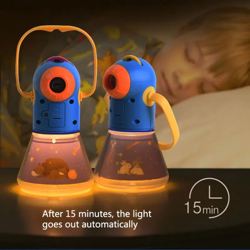 

Kids Toy Film Children's Multifunctional Story Projector Starry Sleeping Light Night Light Glowing Birthday Party Gift