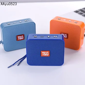

TG166 Mini Portable Wireless Bluetooth Speaker Wireless Music Column Subwoofer USB Speakers Support TF FM Radio