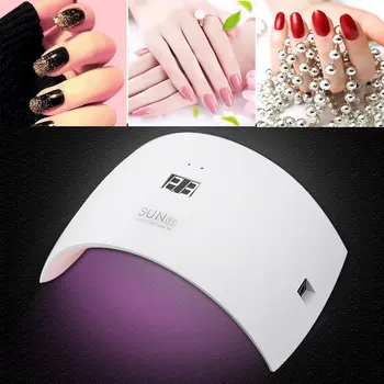 

24W UV Lamp LED Nail Lamp Nail Dryer For All Gels Polish Sun Light Lamp Dryer Infrared Sensing Timer Smart LCD Nail Manicure