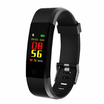 

Smart Watch Bluetooth Bracelet Fashion Heart Rate Blood Pressure Oxygen 115plus Smart Bracelet Watch Android iOS SmartWatch