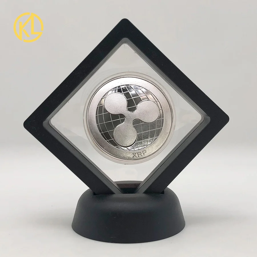 Позолоченная горячая Распродажа Биткоин битная монета Litecoin пульсация эфириум криптовалюта металлическая памятная монета с выставочным стендом - Цвет: CO015-4