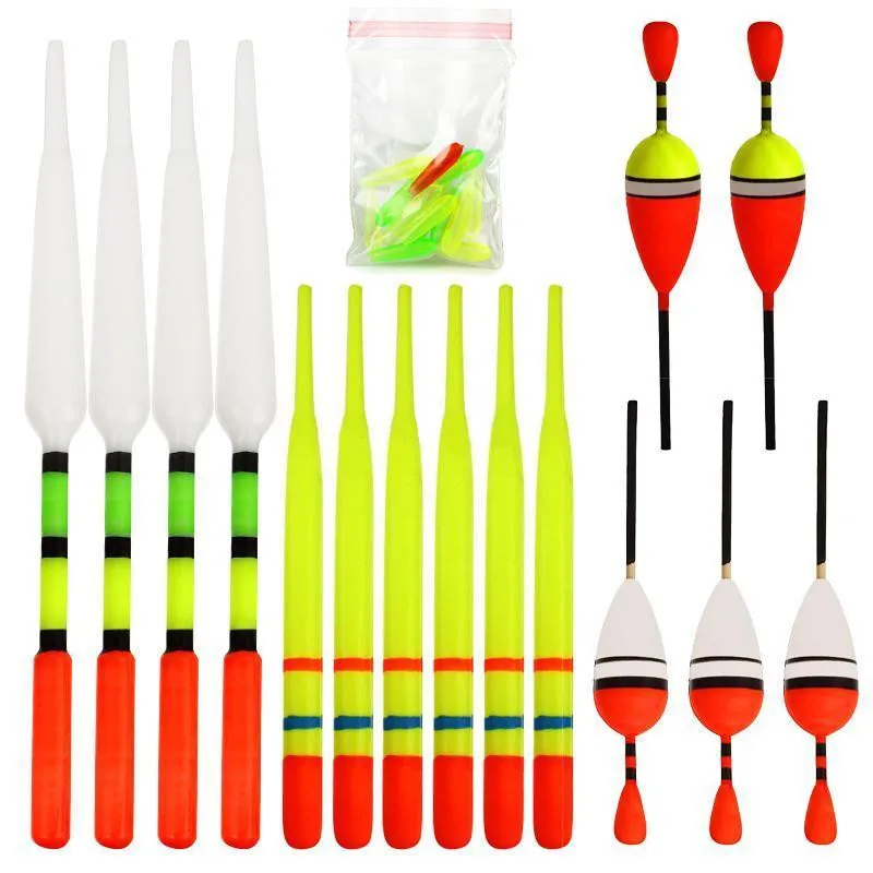 GAMWATER 15pcs Assorted Sizes Lot Fishing Lure Floats Bobbers Slip Drift Tube Accessories Sport Float | Спорт и развлечения