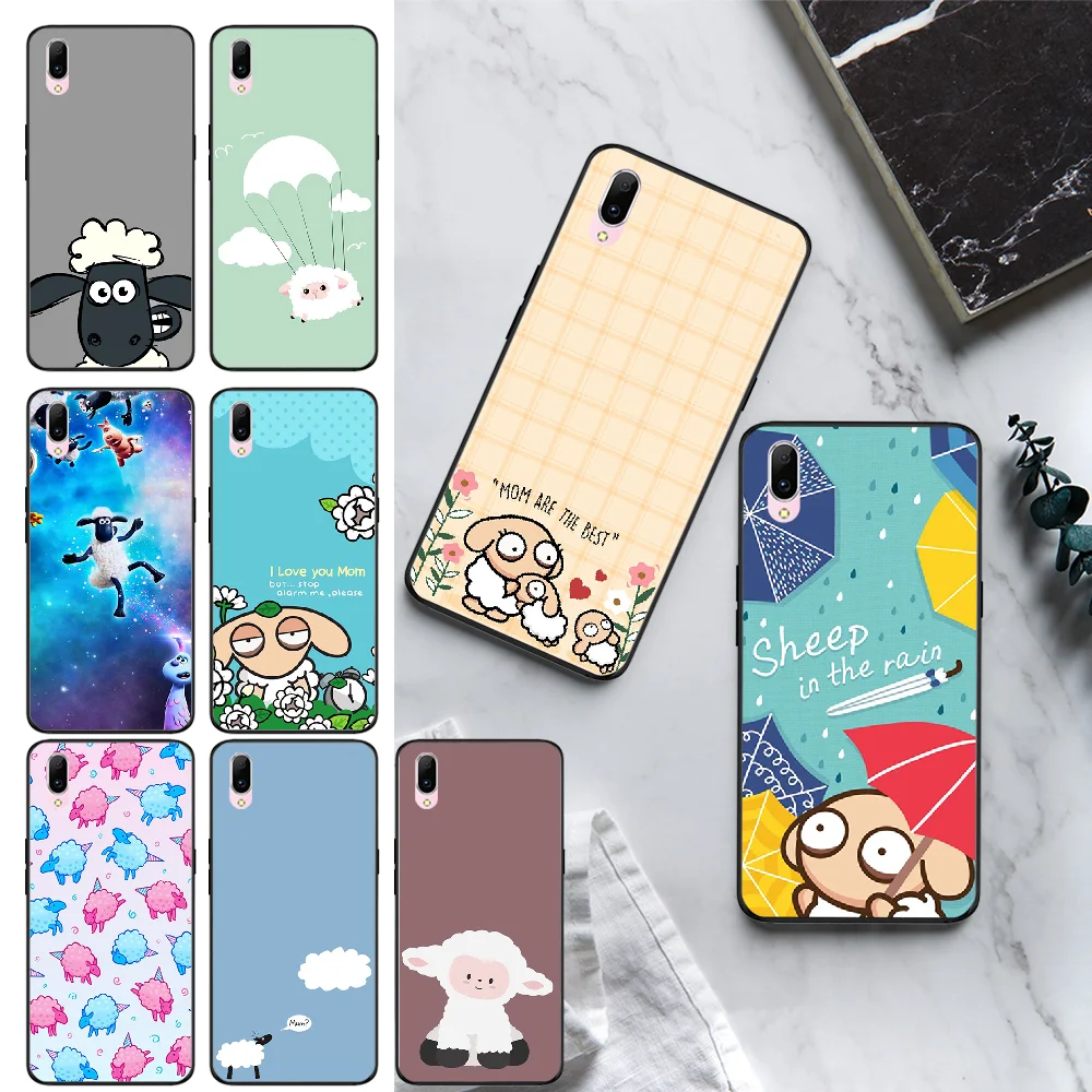 Чехол для телефона ByLoving Cute little sheep Bling VIVO Y97 95 85 83 81 79 75 71 Y91 U1 91i 81S 81i | Мобильные
