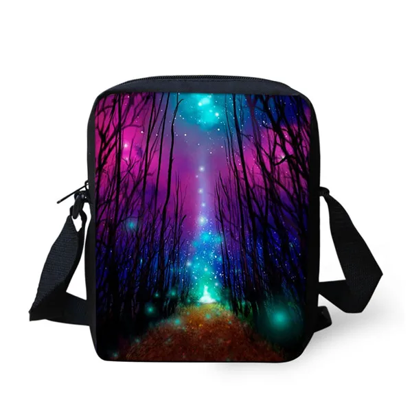 ALP968E Thikin Galaxy Pattern Planet Shoulder Messenger Bag Crossbody Phone Bag for Boys Phone Bag Shopping Bags Mochila Infantil - Цвет: ALP968E