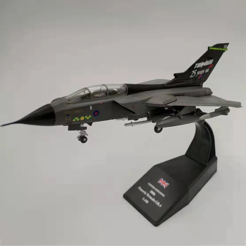 1/100 весы Великобритания королевская воздушная сила Panavia Tornado GR4 авиационный самолет модели детские игрушки F дисплей шоу коллекции
