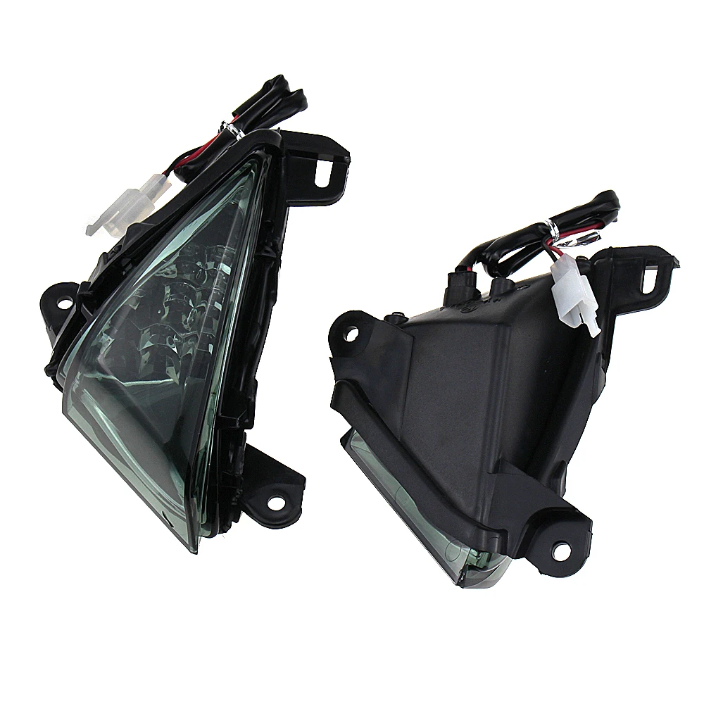 ZX6R светодиодный поворотники для KAWASAKI ZX-6R ZX-10R ZX10R ниндзя спереди Аксессуары для мотоциклов индикатор светильник лампа мигалки яркий