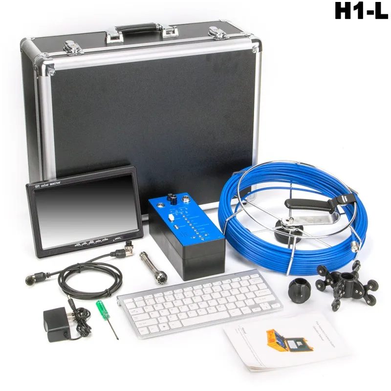 Фотоэндоскоп диагональю 7 дюймов с счетчиком измерителей/беспроводной