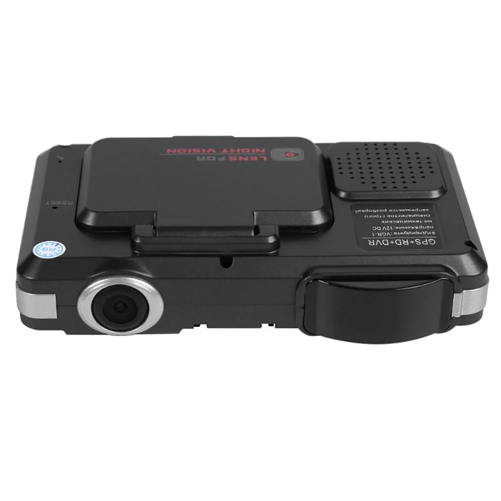 2-в-1 2,4 дюймов HD 720P Видеорегистраторы для автомобилей Камера Dash Cam радаров детектор видео Регистраторы для России Регистраторы автомобильные электронные Запчасти