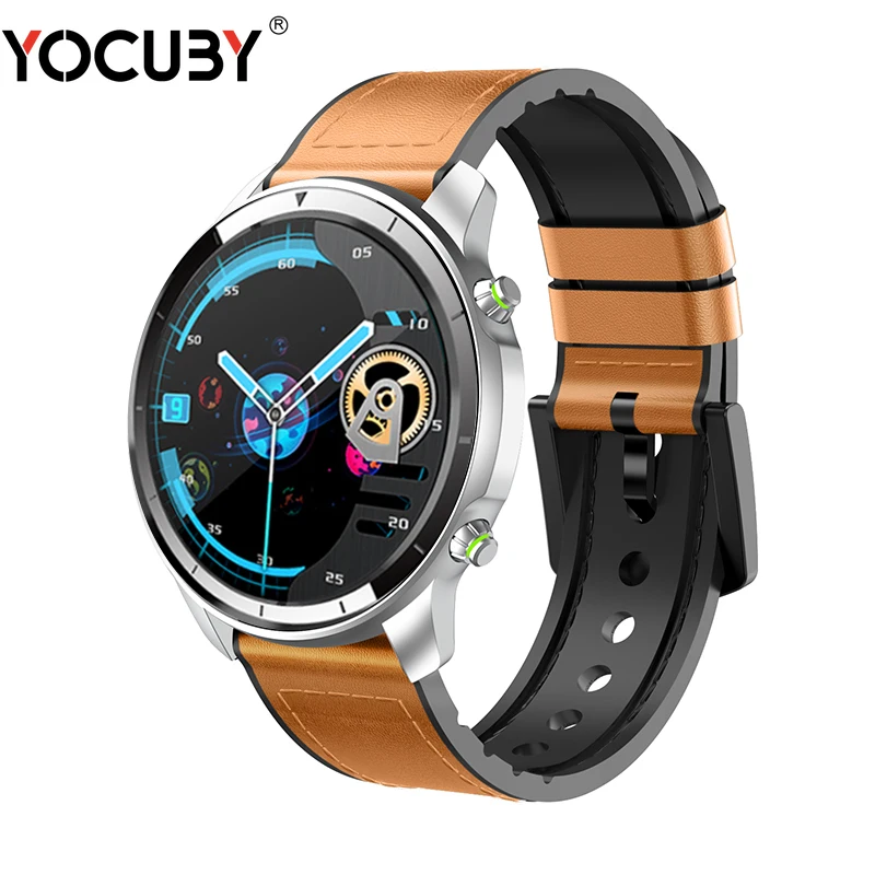

H15 Smart Watch Men 1.3 Full Touch 360*360 HD Screen Blood Oxygen Measure Fitness Tracker Wireless Charge Ceramics Smartwatch