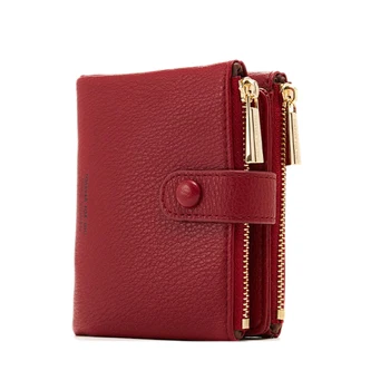 

ASDS-EYES in LOVE Double Zipper Small PU Leather Wallet Women Hasp Women Wallets Brand Wallets Purse Female Card Holder Coin Sho