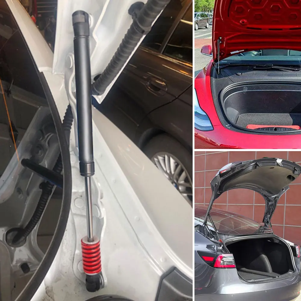 Для Tesla модель 3 Поддержка подъема капота 2 шт. Автомобильный багажник капот поддержка подъема амортизатор капота амортизатор демпфер стальные автомобильные аксессуары