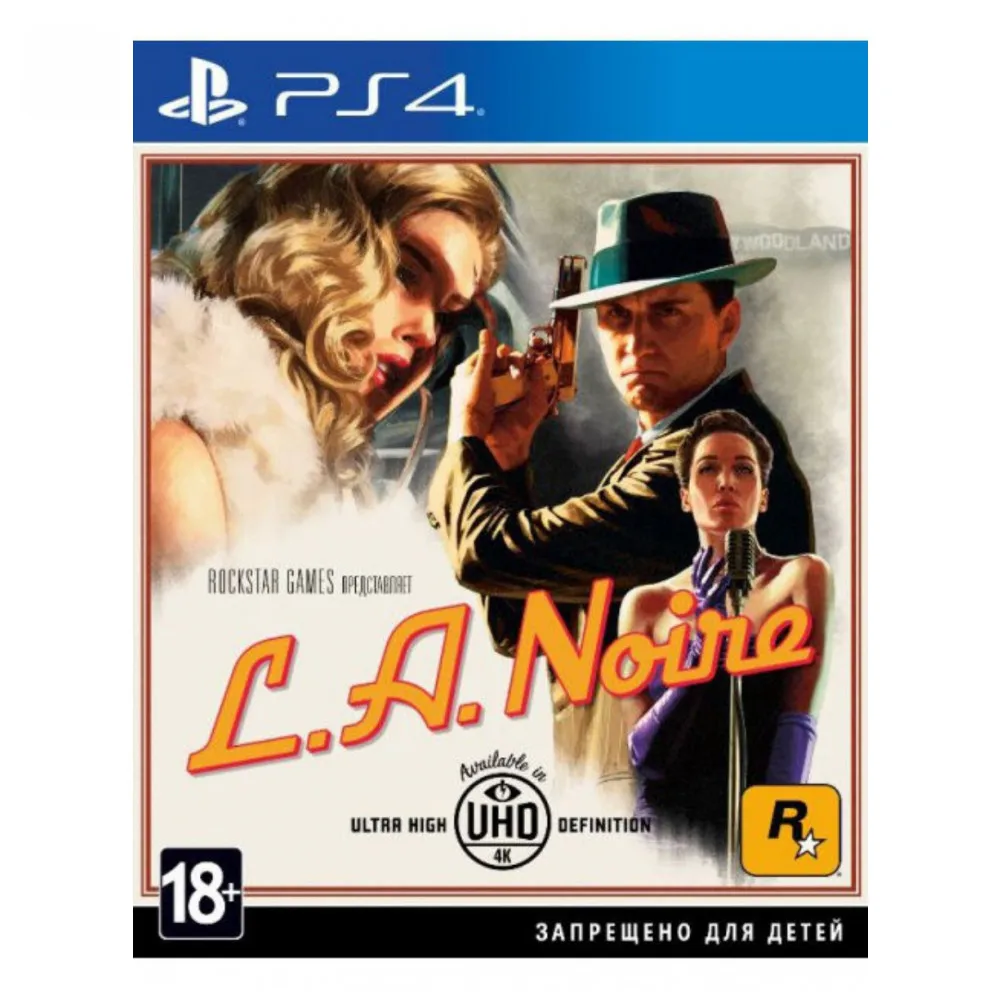 Игра для Sony PlayStation 4 L.A.Noire(русские субтитры
