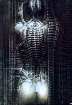 

Hr Giger Li II Art fabric Art Print SILK POSTER 24x36inch