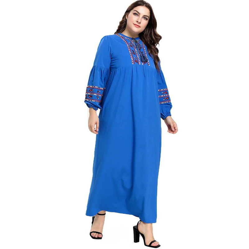 Vestido Вышивка мусульманское длинное платье для девочки кафтан пакистанский арабский хиджаб Elbise исламский индонезийский халат Musulmane Longue Caftan abaya