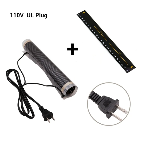 110V UL Plug 40 Вт ручный Электрический брожения Обёрточная бумага нагреватель 110v(UL) и 220 В(EU) разъем для домашнего пивоварения бутыль ферментер ведро Пиво Вино - Цвет: 110V UL Plug