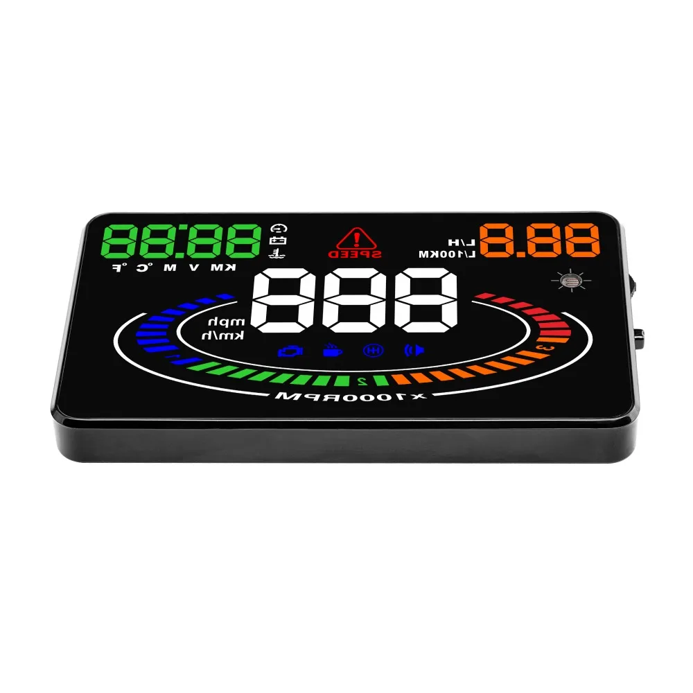HUD E300 дисплей автомобиля gps OBD OBD2 диагностический инструмент проектор Цифровой измеритель скорости автомобиля сигнализация безопасности