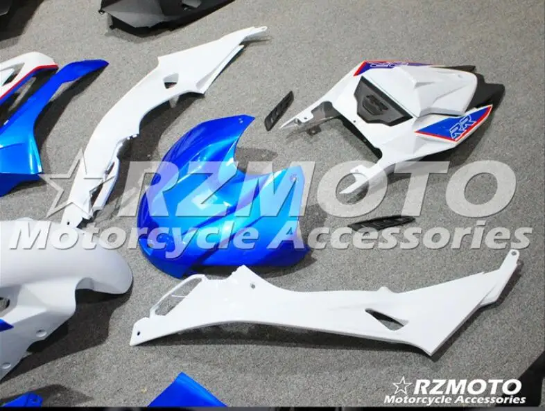 Стиль ABS литьевая форма мотоцикла полный обтекатель комплект подходит для S1000RR- 15 16 обтекатель кузова набор на заказ синий белый