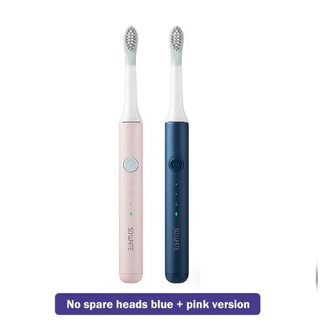 2pieces Xiaomi Mijia SOOCAS SO WHITE EX3 звуковая электрическая зубная щетка Ультра звуковая автоматическая зубная щетка перезаряжаемая Водонепроницаемая Чистка - Цвет: 2pieces