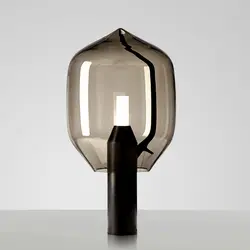 Современная креативная мраморная Жилая настольная лампа художественная прикроватная стеклянный, для Спальни Дизайнерская настольная