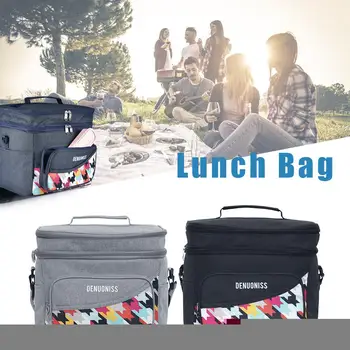 

Insulated Lunch Tote Bag Waterproof Lunch Boxes Containers for School Travel Work