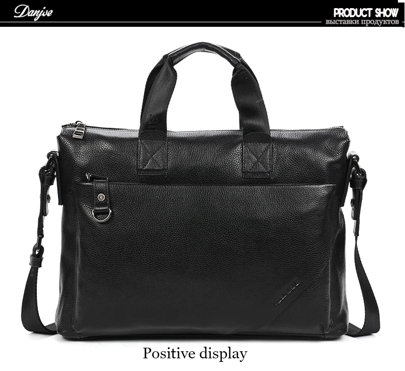 DANJUE, деловой портфель для мужчин, натуральная кожа, мужской бренд, настоящая кожаная сумка, мужская сумка для ноутбука, сумка на плечо