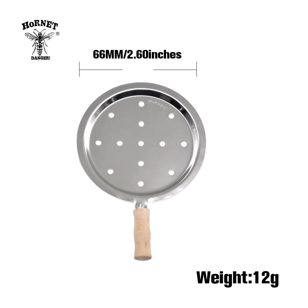 HORNET металлический уголь экраны держатель с деревянной ручкой для кальяна Hookahs