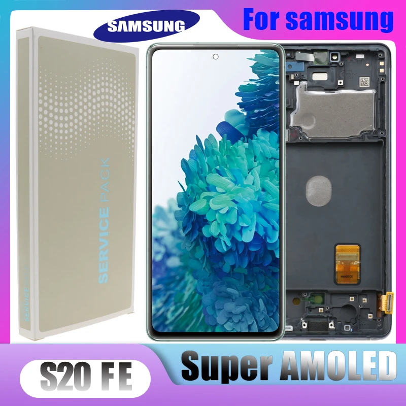 6 5 Super Amoled Lcd For Samsung Galaxy S Fe 5g G780 G781 S Lite Lcd Display Touch Screen Digitizer Assembly Replacement Mobile Phone Lcd Screens Aliexpress