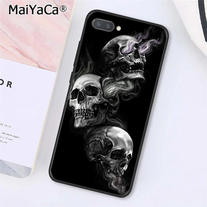 A3 MaiYaCa Grim Reaper Череп Скелет Капа чехол для телефона huawei Honor 8X9 10 20 Lite Honor 7A 7C Honor10i View 20 - Цвет: A3