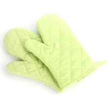 Горячая высокотемпературные толстые термоизоляционные перчатки для микроволновой печи кухонные принадлежности 1 шт. профессиональные однотонные Прихватки из хлопка