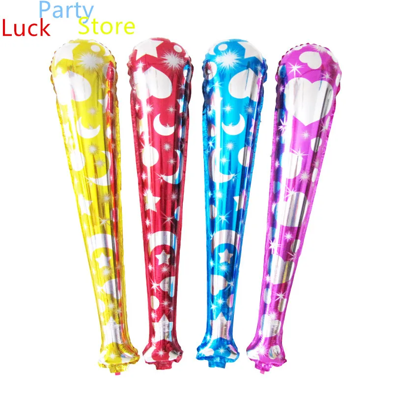 

50 pcs Aluminum foil balloons baseball children's toys cheer blow bar inflatable event & Party supplies