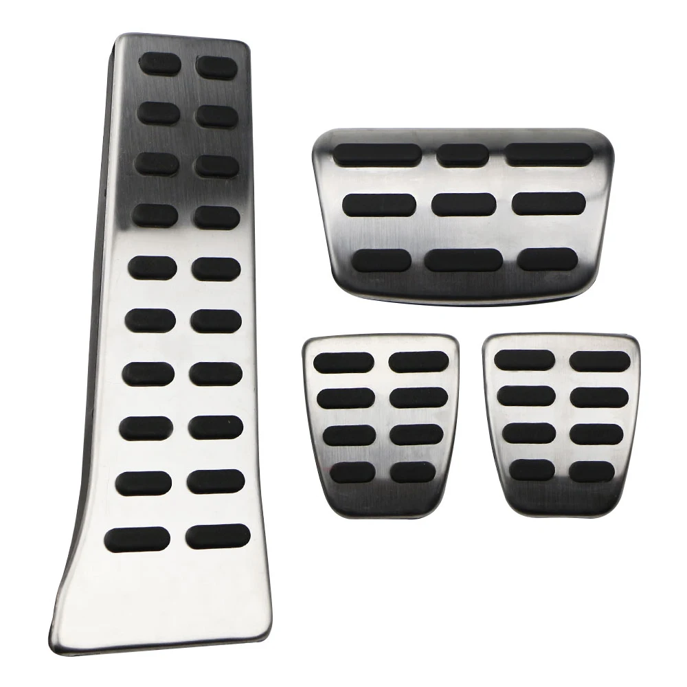 Xburstcar Car Pedal Pad Cover for Kia Sorento KX5 K5 Optima Sportage QL for Hyundai Sonata I40 Tucson Santa Fe IX35 Ceed MT AT car accessories,pedal cover,stainless steel pedal cover