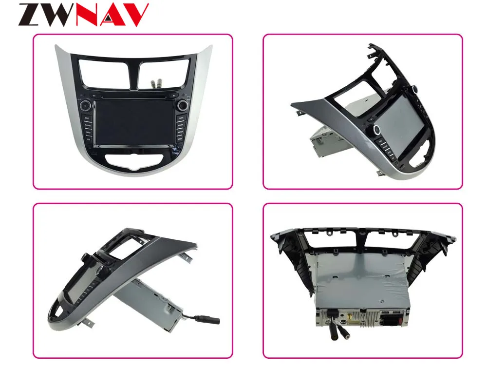 Clearance Car Radio Multimedia no 2 din Android 9.1 9.0 Video Player Navigation GPS For solaris Hyundai 1 2 Accent Verna sedan 2011 2012 7