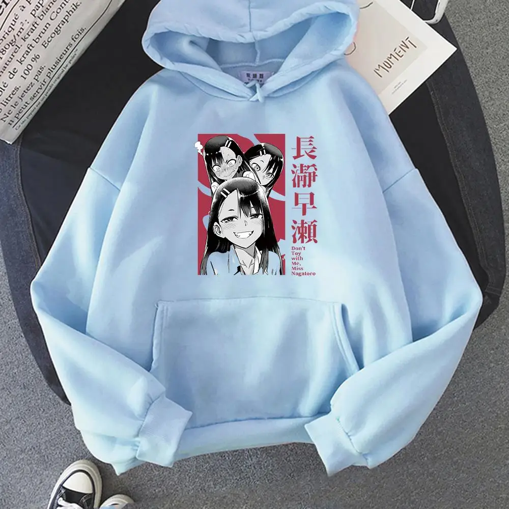 Funny Japan Anime Kawaii Nagatoro Hoodies Fashion Manga Don't Toy With  Me, Miss Nagatoro Graphic Print Winter Casual Sweatshirt - AliExpress