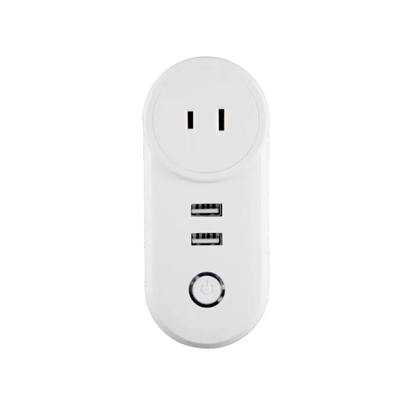 Умная розетка ZigBee 3,0 CN/FR/UK/AU/BR/CH/IL/IN/IT/JP с 2 портами usb Голосовое управление работа со смартфонами Wink Echo Plus - Цвет: JP