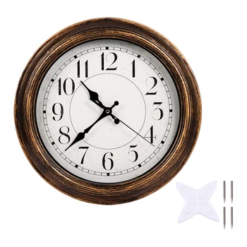 

1Pc Wall Clock Wall Clock Modern Design Reloj Pared Retro Nordic Style Simple Hanging Clock Silent Clock For Bedroom