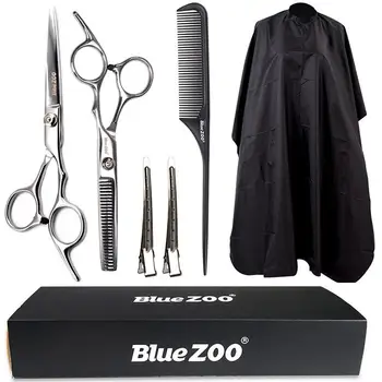 

Professional 6PC Hair scissors cutting shears Salon Barber Hair Cutting Thinning Hairdressing Set Styling Tool Hairdressing comb